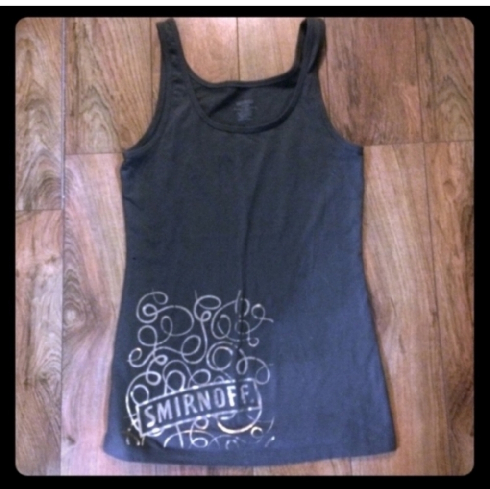 Smirnoff Dark Gray Tank Top